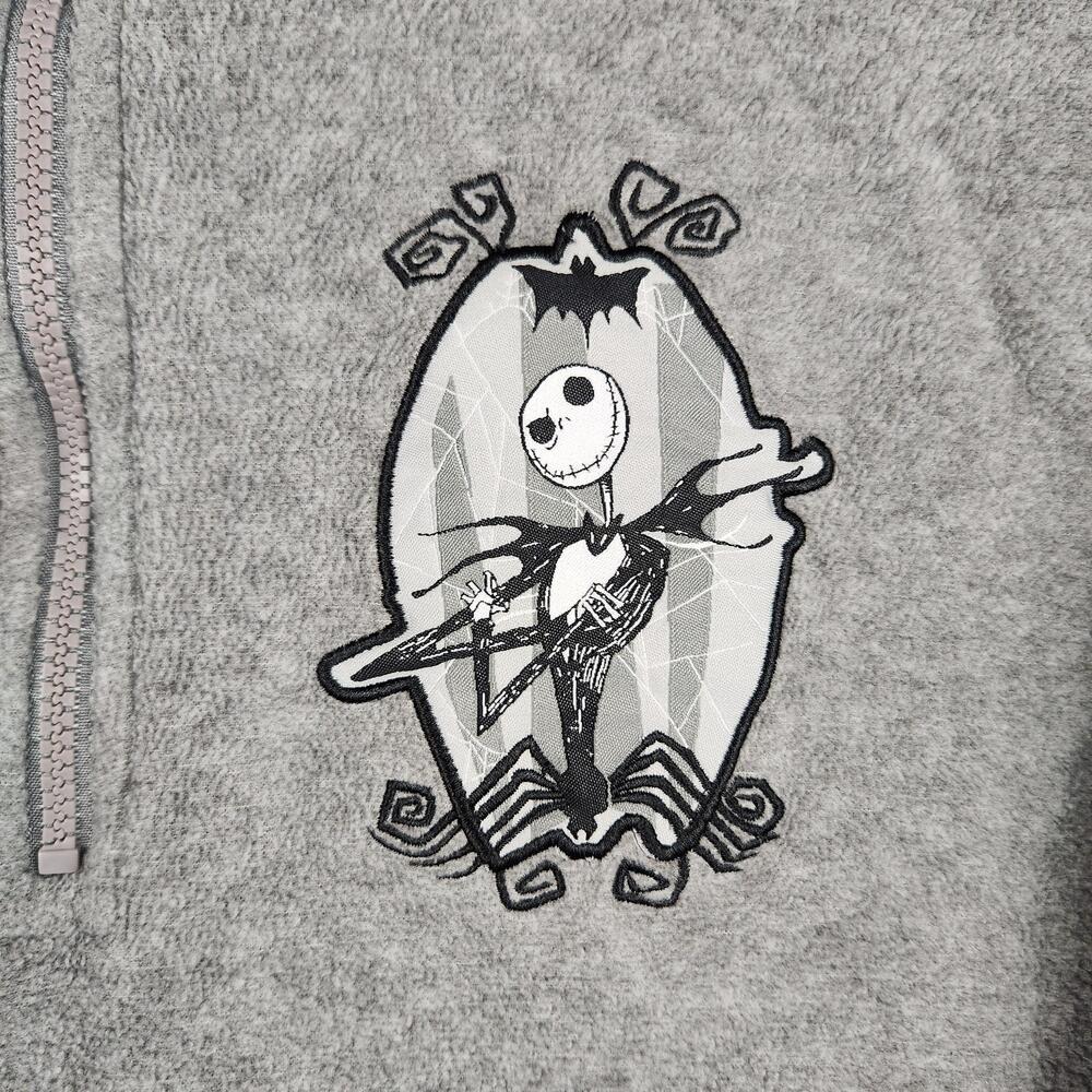 Nightmare Before Christmas Jack Skellington Sweatshirt Mens XL Fleece Zip Disney